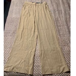 Stella McCartney Wide Leg Cream Trousers